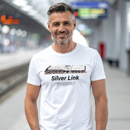 Camiseta LNER Class A4 2509 Silver Link Steam Locomotive 