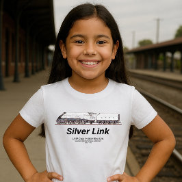 Camiseta LNER Class A4 2509 Silver Link Steam Locomotive 