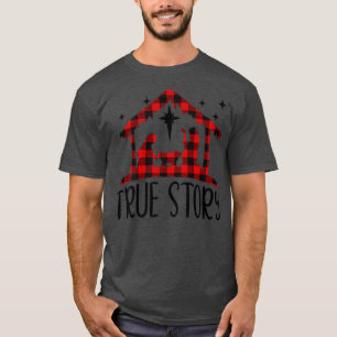 Camiseta lNM True Story Christmas Nativity Merry Xmas Chris