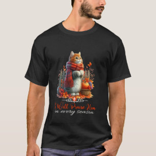 Camiseta Lo Alabaré en Cada Estación Otoño Cristiano K