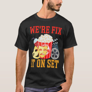 Camiseta Lo arreglamos en el cine cinematográfico