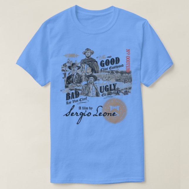Camiseta Lo bueno lo malo y lo feo (Diseño del anverso)