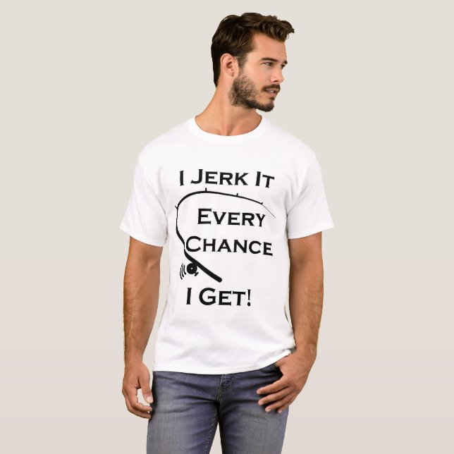 Camiseta Lo Cabré Cada Vez Que Pescaba Graciosamente (Anverso completo)
