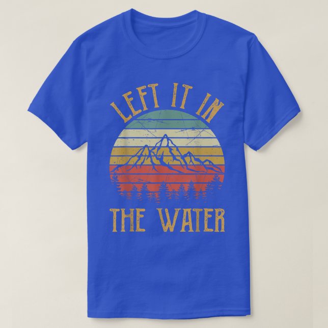 Camiseta Lo Dejó En El Agua El Baptismo Regalo A Los Hombre (Diseño del anverso)