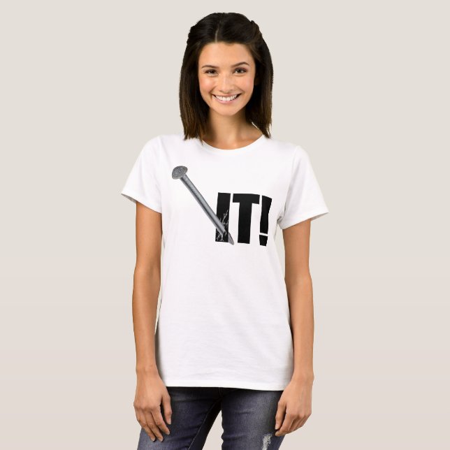 Camiseta ¡LO DESNUDÓ! Negro (Anverso completo)