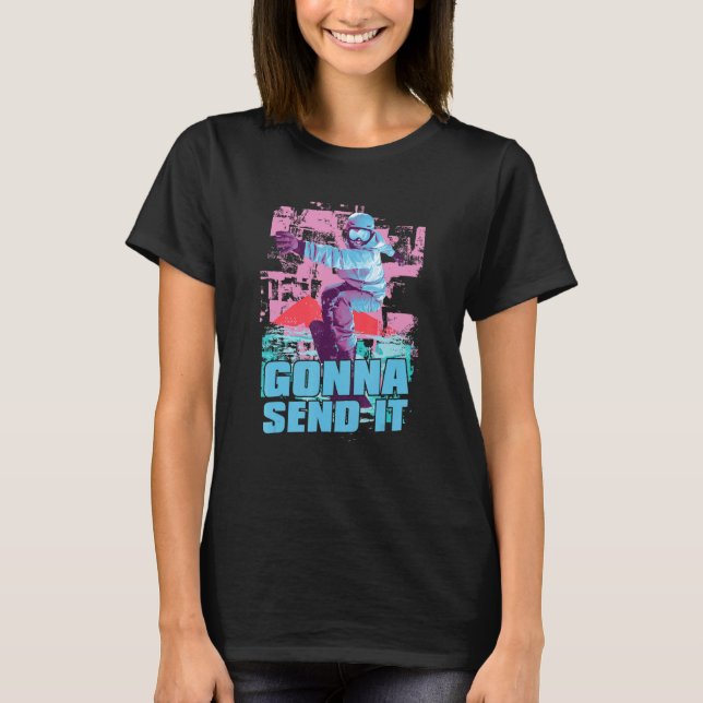 Camiseta Lo Enviará Para Snowboarder (Anverso)