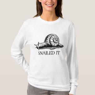 Camiseta Lo Esquivó. Caracol de jardín. Regalo de los amant