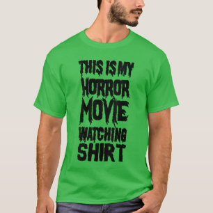 Camiseta Lo femenino es mi película de terror divertida de