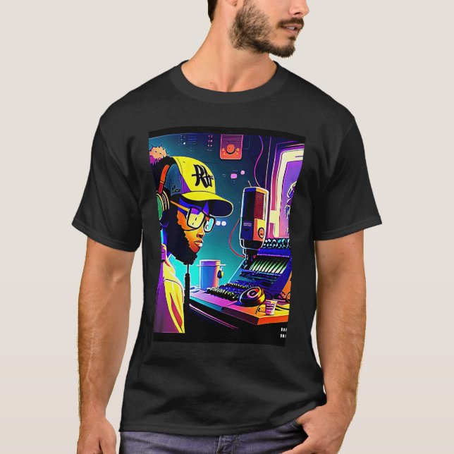 Camiseta Lo fi hip hop chillhop chill beats aesthetics  1 (Anverso)