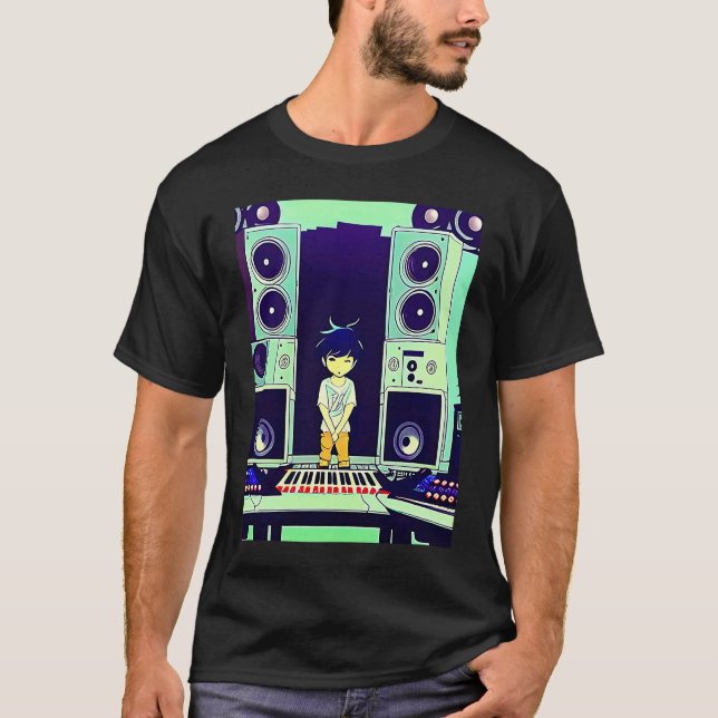 Camiseta Lo fi hip hop chillhop chill beats aesthetics  105 (Anverso)