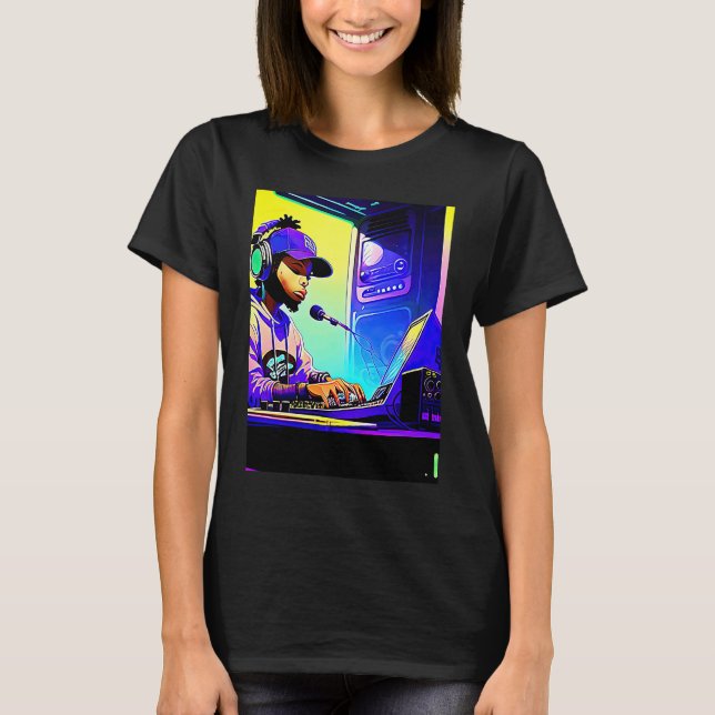 Camiseta Lo fi hip hop chillhop chill beats aesthetics  11 (Anverso)