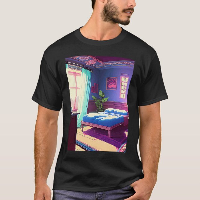 Camiseta Lo fi hip hop chillhop chill beats aesthetics  164 (Anverso)