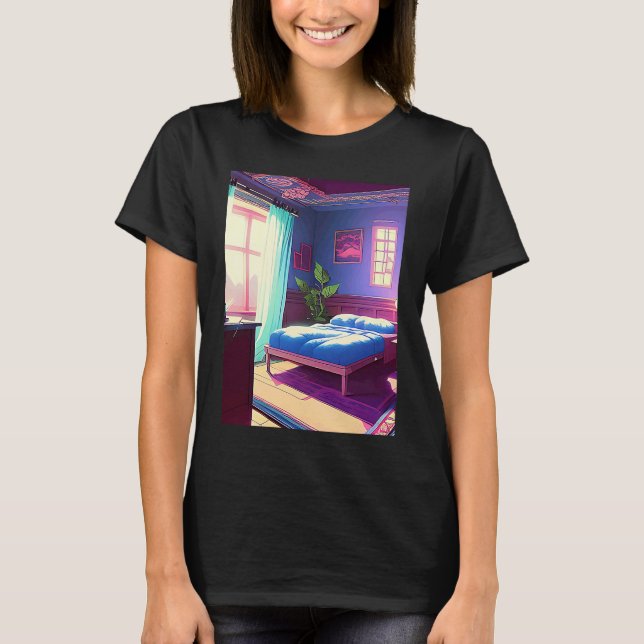 Camiseta Lo fi hip hop chillhop chill beats aesthetics  164 (Anverso)