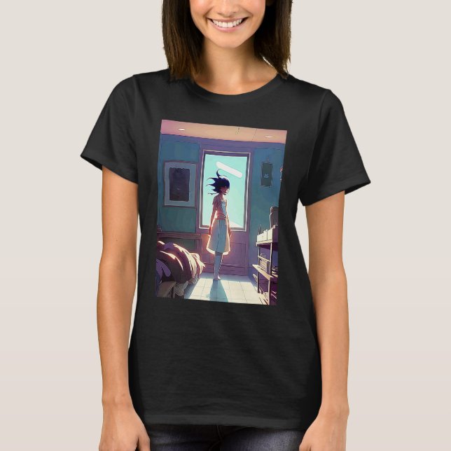 Camiseta Lo fi hip hop chillhop chill beats aesthetics  25 (Anverso)
