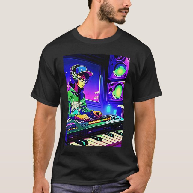 Camiseta Lo fi hip hop chillhop chill beats aesthetics  29 (Anverso)
