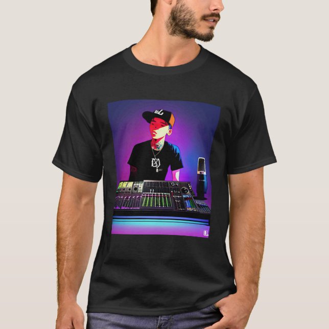 Camiseta Lo fi hip hop chillhop chill beats aesthetics 3 (Anverso)