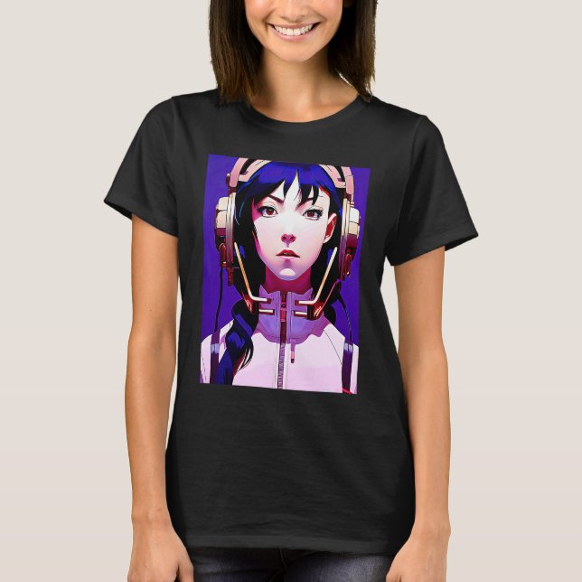 Camiseta Lo fi hip hop chillhop chill beats aesthetics  30 (Anverso)