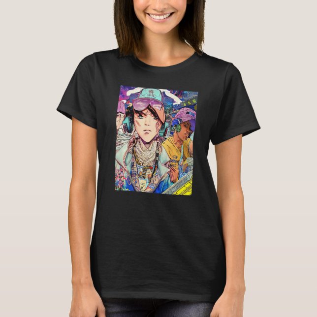 Camiseta Lo fi hip hop chillhop chill beats design Premium_ (Anverso)