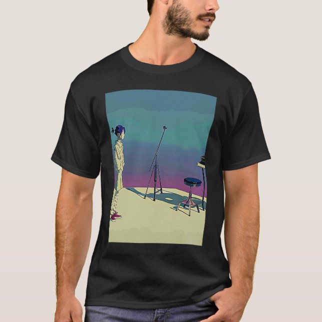 Camiseta Lo fi hip hop chillhop chill beats lofi aesthetics (Anverso)