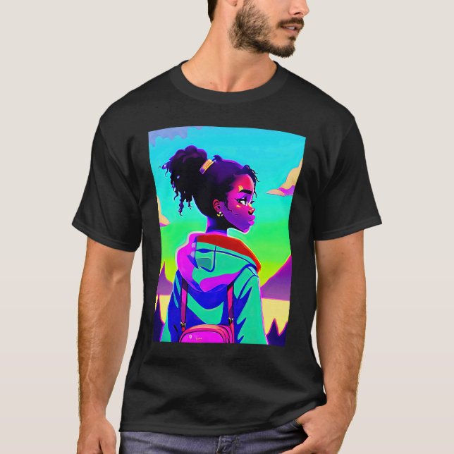Camiseta Lo fi hip hop chillhop chill beats lofi aesthetics (Anverso)