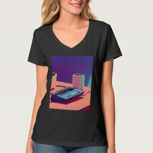 Camiseta Lo fi hip hop chillhop chill beats lofi aesthetics (Anverso)