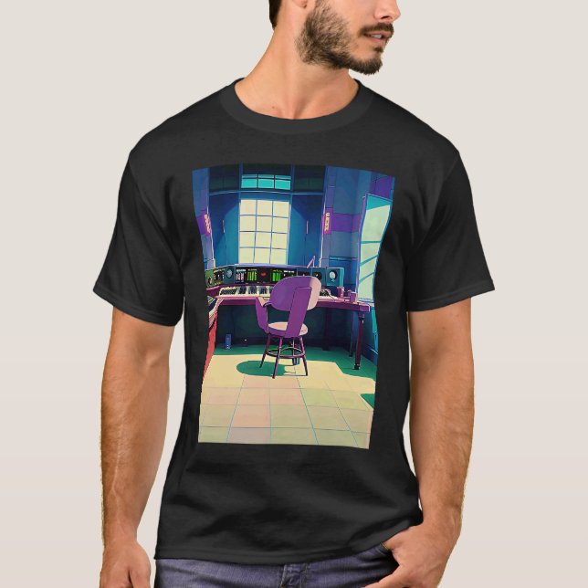 Camiseta Lo fi hip hop chillhop chill beats lofi aesthetics (Anverso)