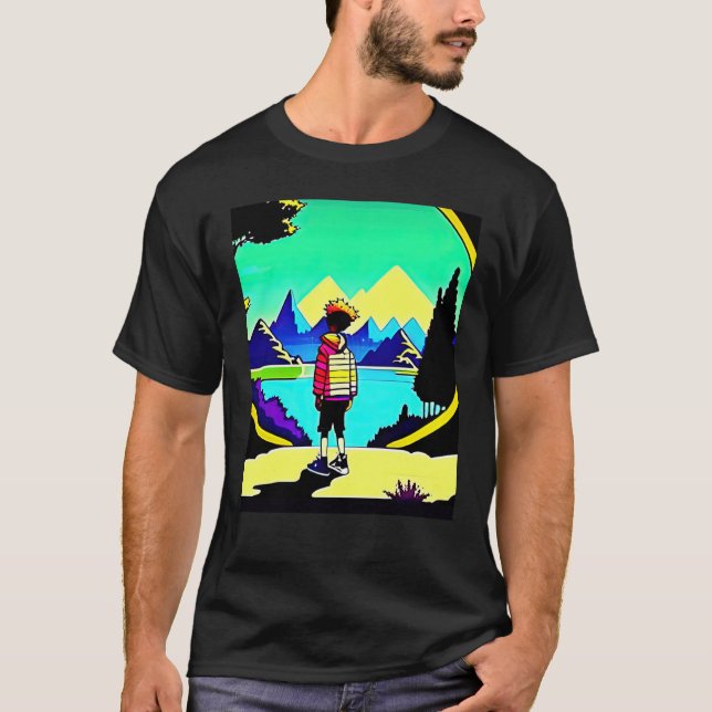 Camiseta Lo fi hip hop chillhop chill beats lofi aesthetics (Anverso)