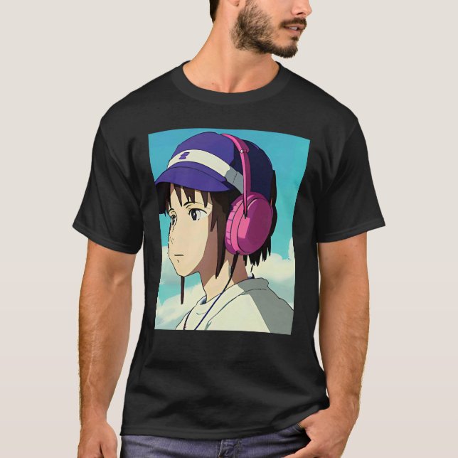 Camiseta Lo fi hip hop chillhop chill beats lofi aesthetics (Anverso)
