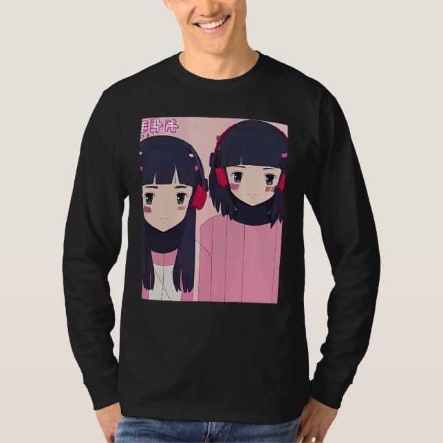 Camiseta Lo fi hip hop chillhop chill beats lofi aesthetics (Anverso)