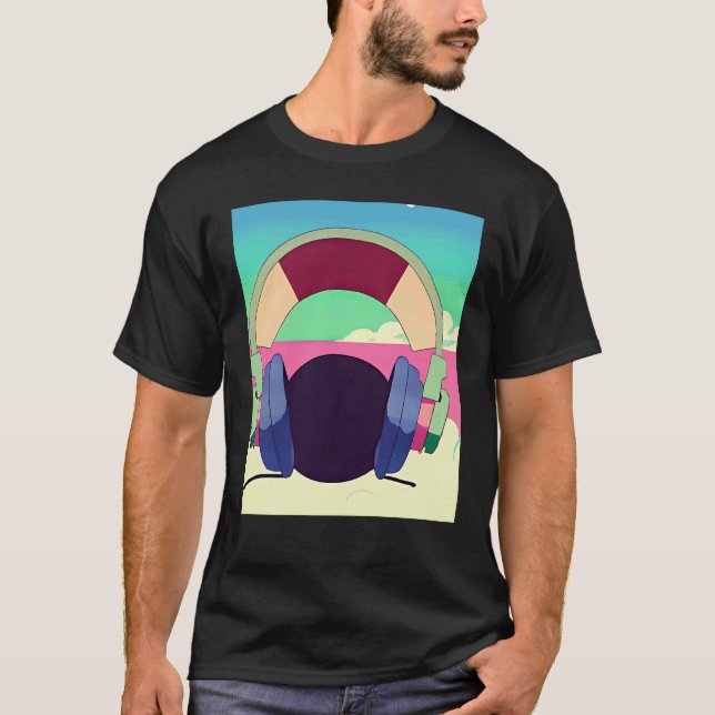Camiseta Lo fi hip hop chillhop chill beats lofi aesthetics (Anverso)