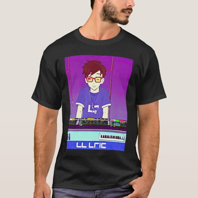 Camiseta Lo fi hip hop chillhop chill beats lofi aesthetics (Anverso)