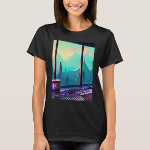 Camiseta Lo fi hip hop chillhop chill beats studio aestheti