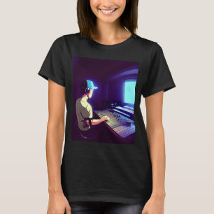 Camiseta Lo fi hip hop chillhop chill beats studio aestheti