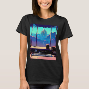 Camiseta Lo fi hip hop chillhop chill beats studio aestheti