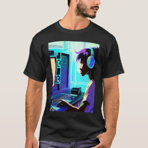 Camiseta Lo fi hip hop chillhop chill beats studio aestheti