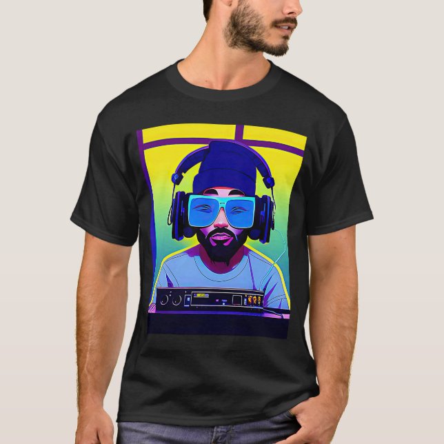 Camiseta Lo fi hip hop chillhop chill beats studio aestheti (Anverso)
