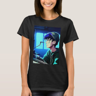 Camiseta Lo fi hip hop chillhop chill beats studio aestheti