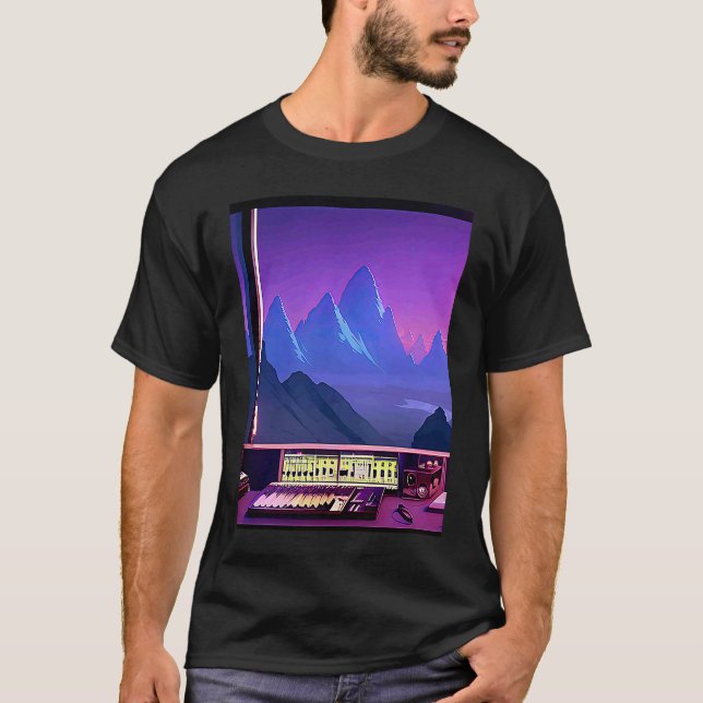 Camiseta Lo fi hip hop chillhop chill beats studio aestheti (Anverso)
