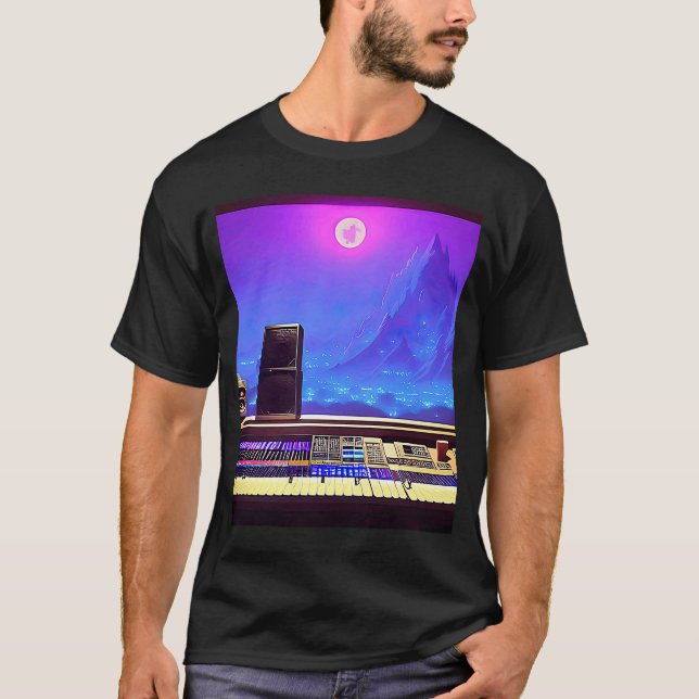 Camiseta Lo fi hip hop chillhop chill beats studio aestheti (Anverso)
