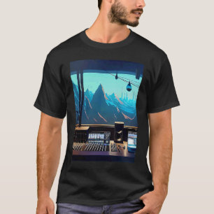 Camiseta Lo fi hip hop chillhop chill beats studio aestheti