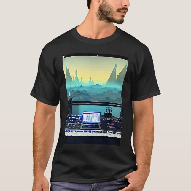 Camiseta Lo fi hip hop chillhop chill beats studio aestheti (Anverso)