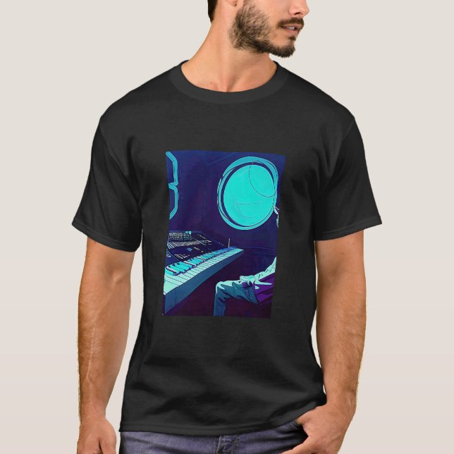 Camiseta Lo fi hip hop chillhop chill beats studio aestheti (Anverso)