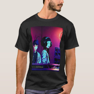Camiseta Lo fi hip hop chillhop chill beats studio aestheti