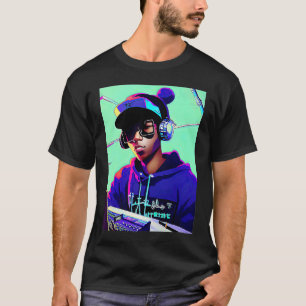 Camiseta Lo fi hip hop chillhop chill bebe estética 3