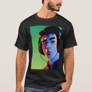 Camiseta Lo fi hip hop chillhop chill bebe estética masculi