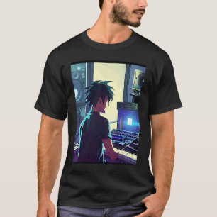 Camiseta Lo fi hip hop chillhop chill bebe estética masculi