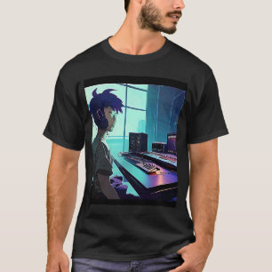 Camiseta Lo fi hip hop chillhop chill bebe estética masculi
