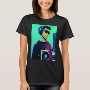 Camiseta Lo fi hip hop chillhop chill bebe estética masculi