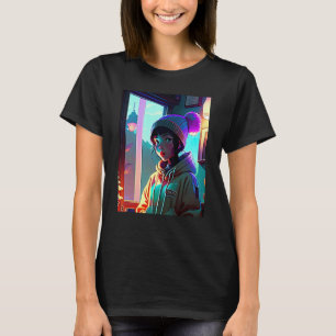 Camiseta Lo fi hip hop chillhop chill vence a estética 17
