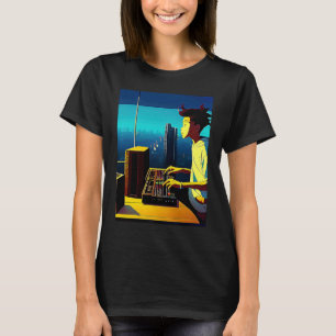 Camiseta Lo fi hip hop chillhop chill vence a estética 17